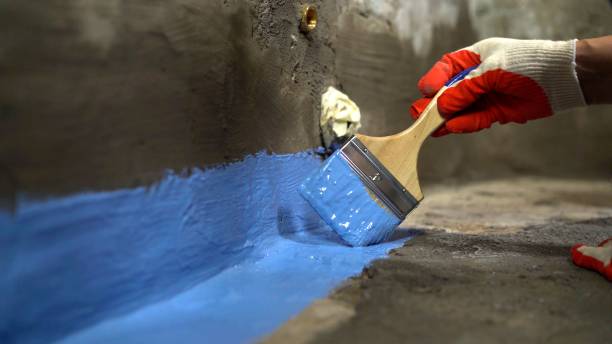 Commercial Waterproofing project at a Belleville, NJ business property by SJ Waterproofing Pros